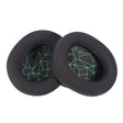 2 PCS Headset Sponge Earmuffs For SONY MDR-7506 / V6 / 900ST, Color: Black Green Net - Earmuff & Pad by PMC TechLife | Online Shopping South Africa | PMC TechLife