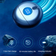 TJ01 Flying Saucer Razor USB Rechargeable Mini Shaver(Dark Gray)
