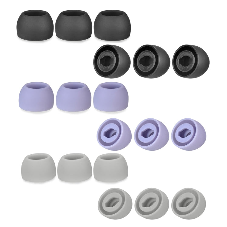 6 PCS Silicone Earplugs For TWS Samsung Galaxy Buds Pro(Small Gray)