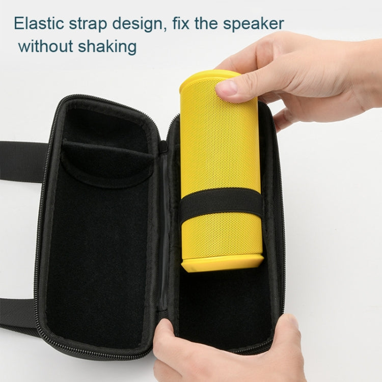Bluetooth Speaker Shoulder Bag For JBL Flip 4/5/6(Black)