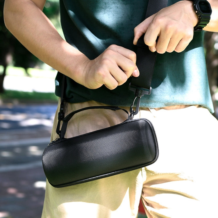 Bluetooth Speaker Shoulder Bag For JBL Flip 4/5/6(Black)