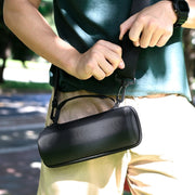 Bluetooth Speaker Shoulder Bag For JBL Flip 4/5/6(Black)