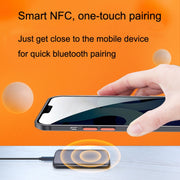 T40 2 In 1 Bluetooth 5.1 Receiver NFC Transmitter Car AUX Adapter