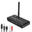 D09 2 In 1 AUX Wireless Bluetooth Receiver RCA Fiber Coaxial Bluetooth Transmitter - Audio Receiver Transmitter by PMC TechLife | Online Shopping South Africa | PMC TechLife