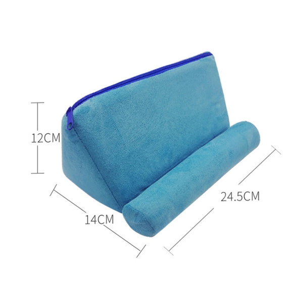 Pillow Phone Tablet Bracket Lazy Bracket Car Cushion Tablet Bracket(Royal Blue)