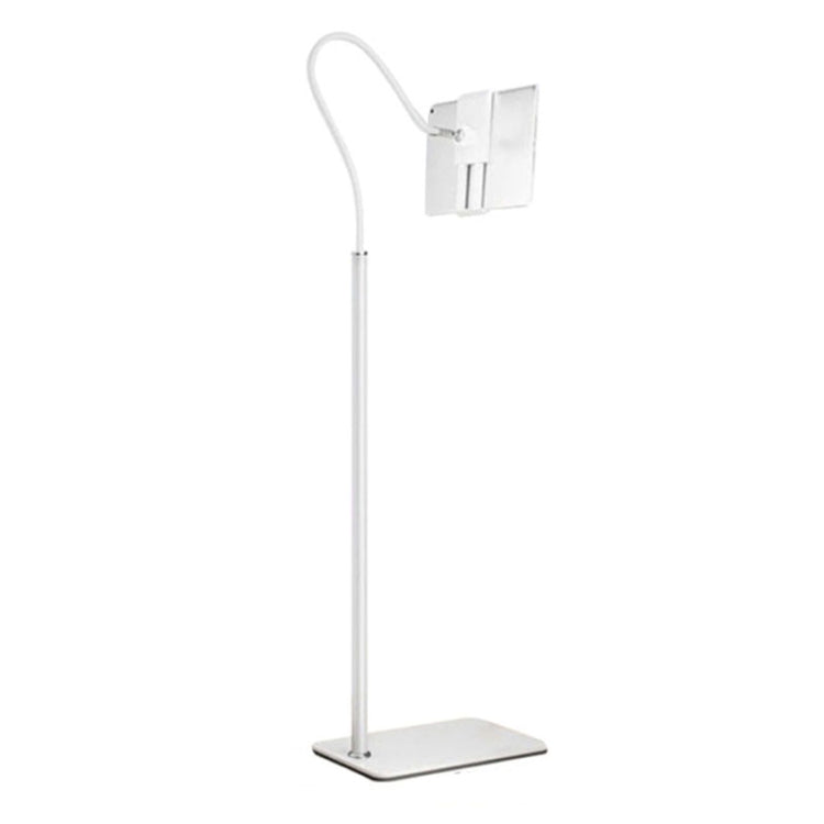 135cm Mobile Phone Tablet Live Broadcast Bedside Lifting Bracket Floor Model (White)