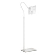 135cm Mobile Phone Tablet Live Broadcast Bedside Lifting Bracket Floor Model (White) - Lazy Bracket by PMC TechLife | Online Shopping South Africa | PMC TechLife