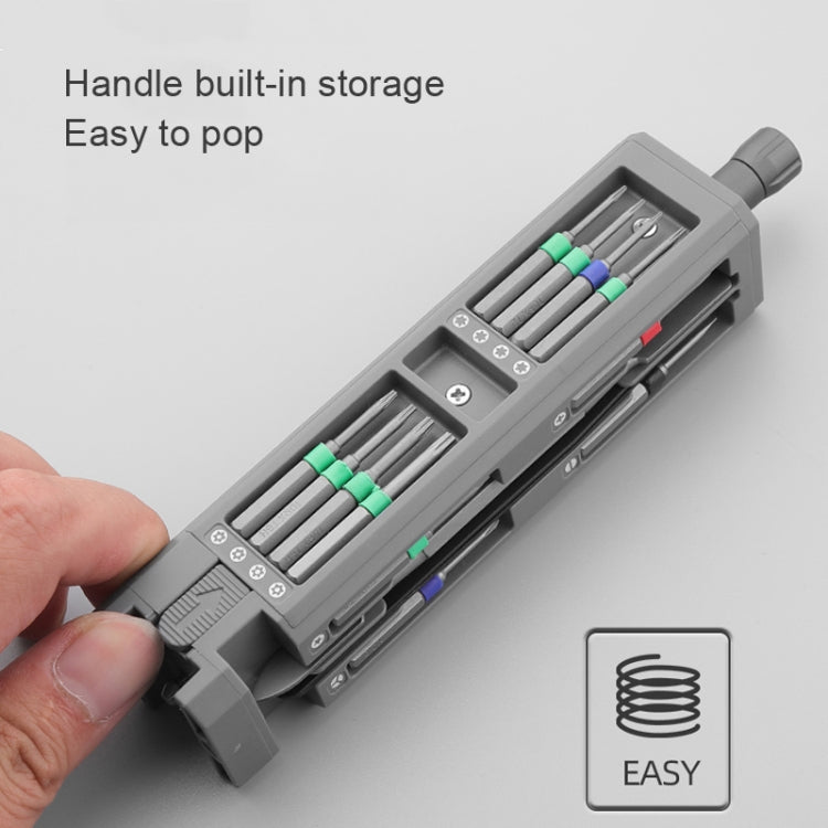 GREENER Screw Knife Set Disassembling Maintenance Tool, Series: 40 In 1 Double Aluminum Barrel