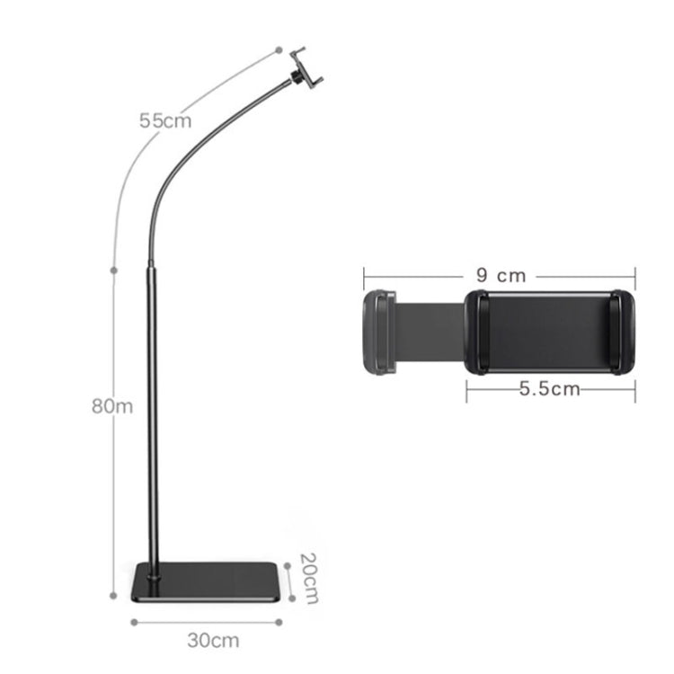 135cm Floor Model Mobile Phone Live Broadcast Bedside Lifting Bracket