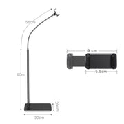 135cm Floor Model Mobile Phone Live Broadcast Bedside Lifting Bracket