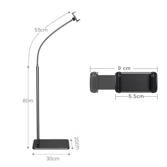 135cm Floor Model Mobile Phone Live Broadcast Bedside Lifting Bracket