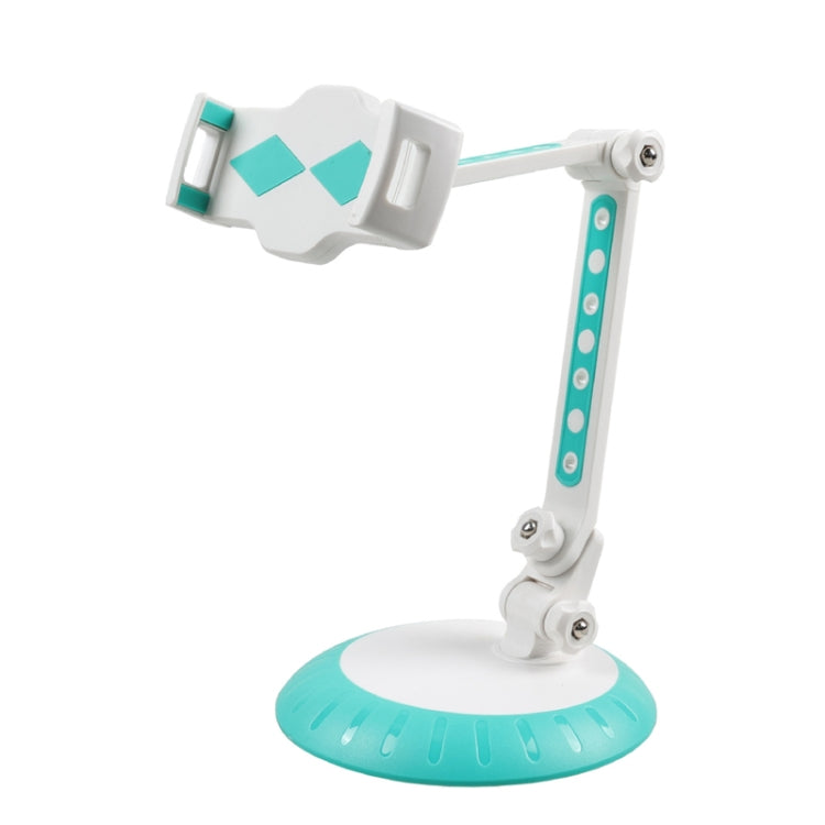 CJ-010 Rotating Desktop Tablet Bracket Foldable Online Learning Support Bracket(Green White)