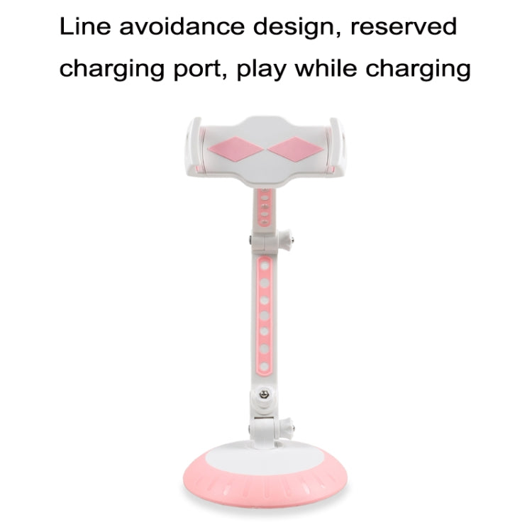 CJ-010 Rotating Desktop Tablet Bracket Foldable Online Learning Support Bracket(Green White)