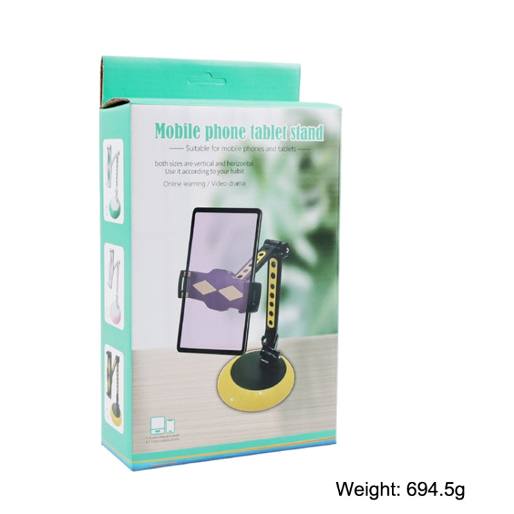 CJ-010 Rotating Desktop Tablet Bracket Foldable Online Learning Support Bracket(Green White)