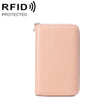 1659 RFID Anti-magnetic Anti-theft Passport Bag Document Bag Wallet(Baby Pink) - free shipping - PMC TechLife - Order now!