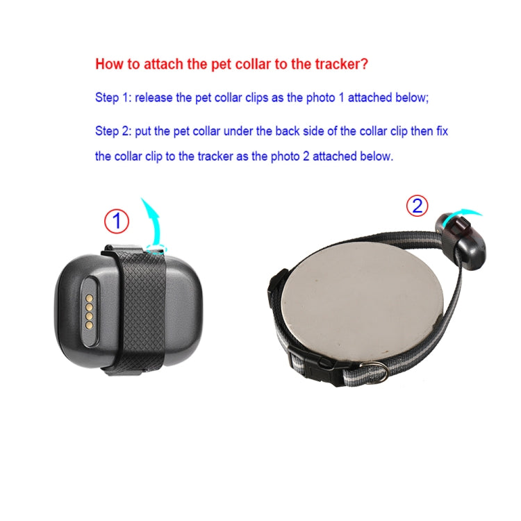 G16 Pets GPS Tracker IP67 Water-resistant Smart Collar Anti-lost Tracking for Dog Cat
