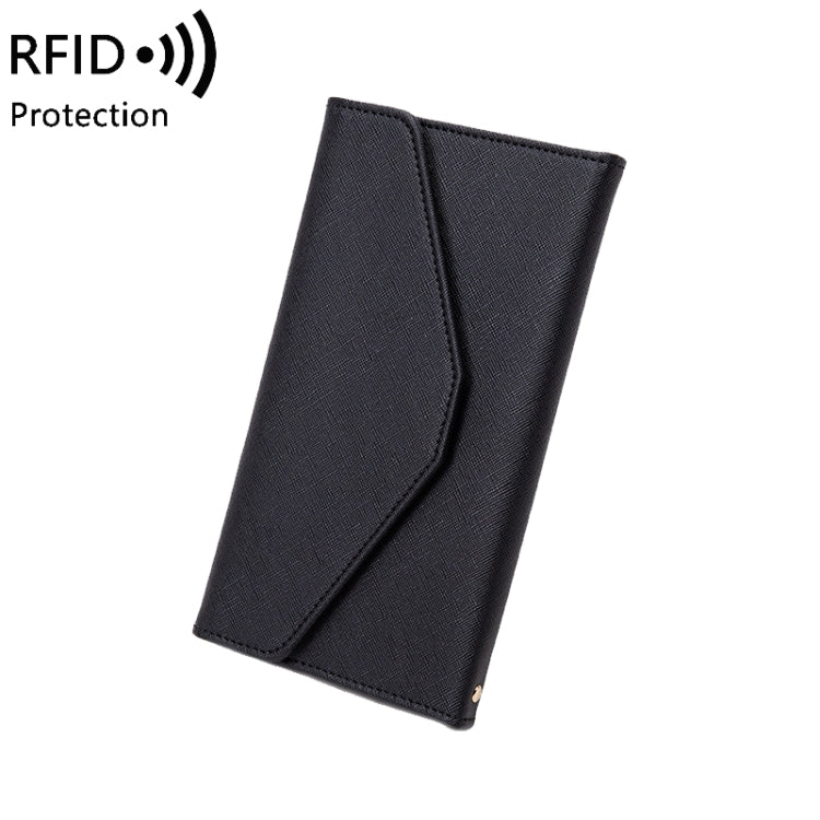 1655 RFID Anti-magnetic Anti-theft Passport Bag Document Bag Card Bag(Light Green)