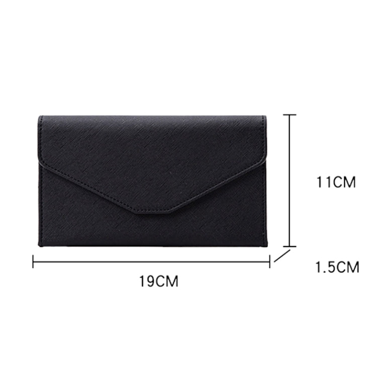 1655 RFID Anti-magnetic Anti-theft Passport Bag Document Bag Card Bag(Red)