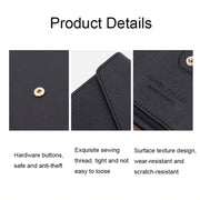 1655 RFID Anti-magnetic Anti-theft Passport Bag Document Bag Card Bag(Light Green)