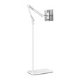 155cm Live Broadcast Bedside Cantilever Floor Bracket Desktop Floor Model (White) - Lazy Bracket by PMC TechLife | Online Shopping South Africa | PMC TechLife
