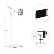 155cm Live Broadcast Bedside Cantilever Floor Bracket Desktop Floor Model (White)