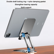 Portable Mobile Phone Tablet Desktop Stand, Color: All Metal Silver
