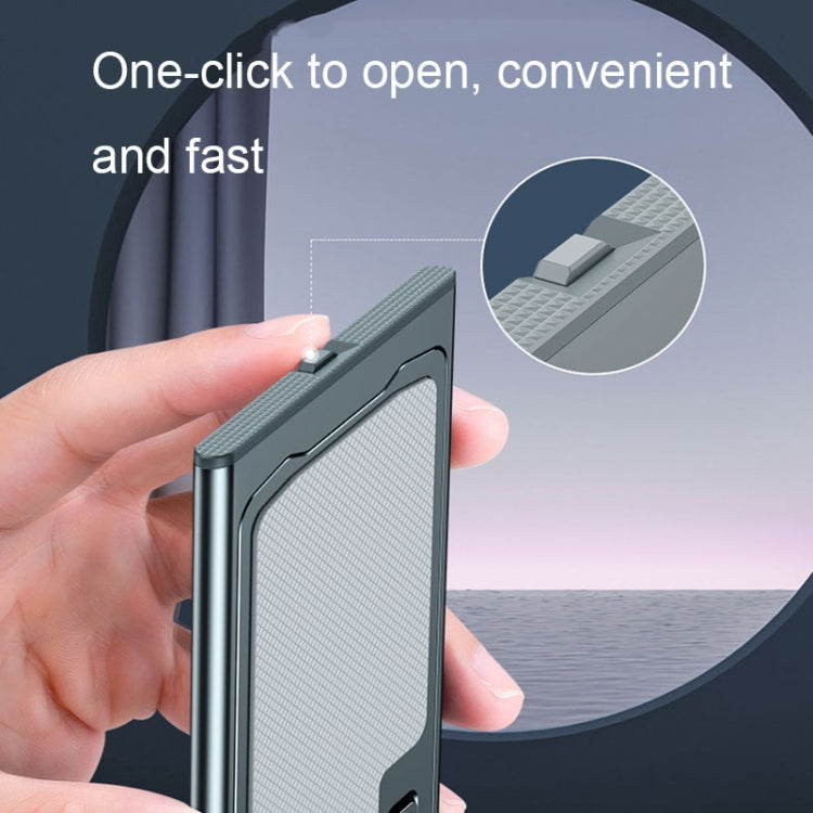 028 Portable Foldable Aluminum Alloy Phone Live Holder(Grey)