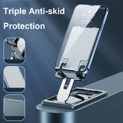 028 Portable Foldable Aluminum Alloy Phone Live Holder(Grey)