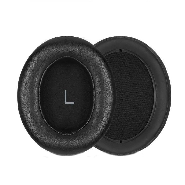 2 PCS Breathable Foam Headphone Earmuffs with Buckle For Sennheiser Momentum 3, Spec: Black Lambskin