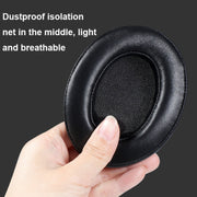 2 PCS Breathable Foam Headphone Earmuffs with Buckle For Sennheiser Momentum 3, Spec: Gold Lambskin