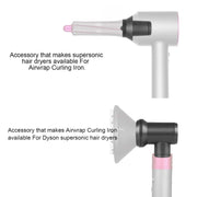 Hair Curling Adapter For Dyson Hair Dryer Curling Iron Accessories