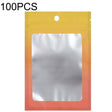 100PCS Aluminum Foil Ziplock Bag Jewelry Sealed Data Line Packaging Bag, Size: 14x20cm (Yellow Gradient) - free shipping - PMC TechLife - Order now!