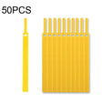 50 PCS Needle Shape Self-adhesive Data Cable Organizer Colorful Bundles 12 x 145mm(Yellow) - Cable Organizer by PMC TechLife | Online Shopping South Africa | PMC TechLife