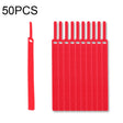 50 PCS Needle Shape Self-adhesive Data Cable Organizer Colorful Bundles 15 x 300mm(Red) - Cable Organizer by PMC TechLife | Online Shopping South Africa | PMC TechLife