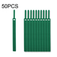 50 PCS Needle Shape Self-adhesive Data Cable Organizer Colorful Bundles 10 x 130mm(Green) - Cable Organizer by PMC TechLife | Online Shopping South Africa | PMC TechLife