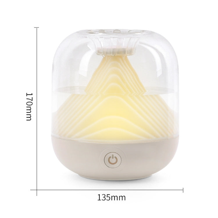 FX-039 USB Charging Ambient Light Humidifier Mountain Mini Wireless Humidifier(Green)