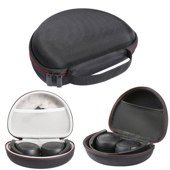 For JBL T450BT/500BT  Wireless Headset Storage Case Bag(White Velvet Lining)