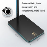 SSKY L10 Home Cantilever Ground Phone Holder Tablet Support Holder, Style: Fixed+Phone Clip (Black)