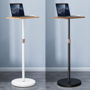 SSKY L42 Laptop Stand Landing Workbench Computer Height Frame, Color: Walnut