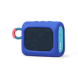 For JBL GO3 Dust-proof Silicone Case Anti-fall Speaker Case(Blue) - Protective Case by PMC TechLife | Online Shopping South Africa | PMC TechLife