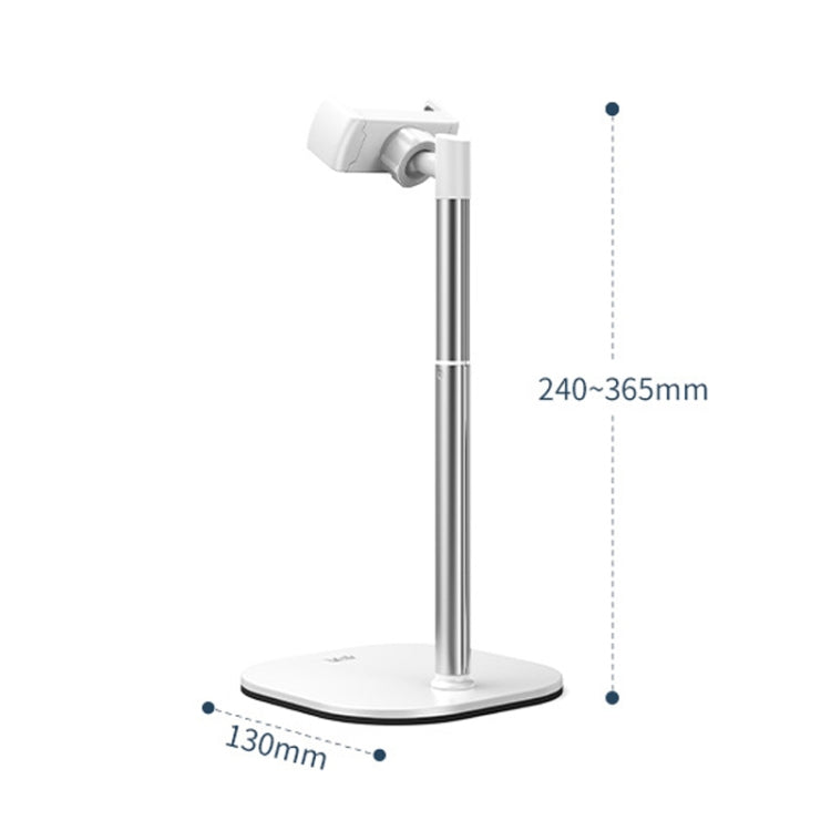 SSKY B09 Live Broadcast Desktop Aluminum Alloy Telescopic Phone Bracket(White)