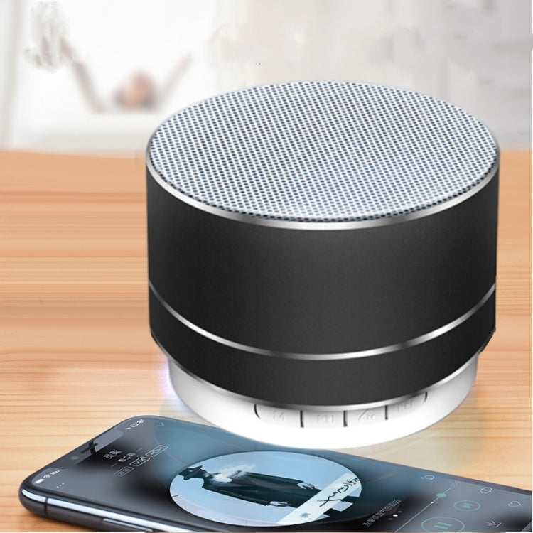 A10 Mini Metal Wireless Bluetooth Speaker(Black)