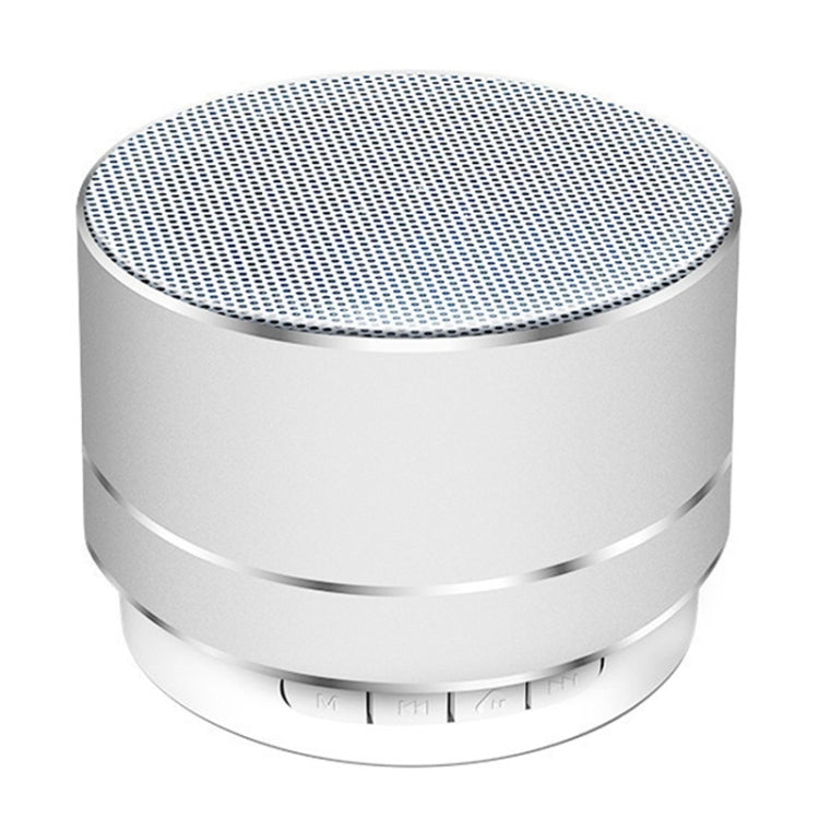 A10 Mini Metal Wireless Bluetooth Speaker(Silver)