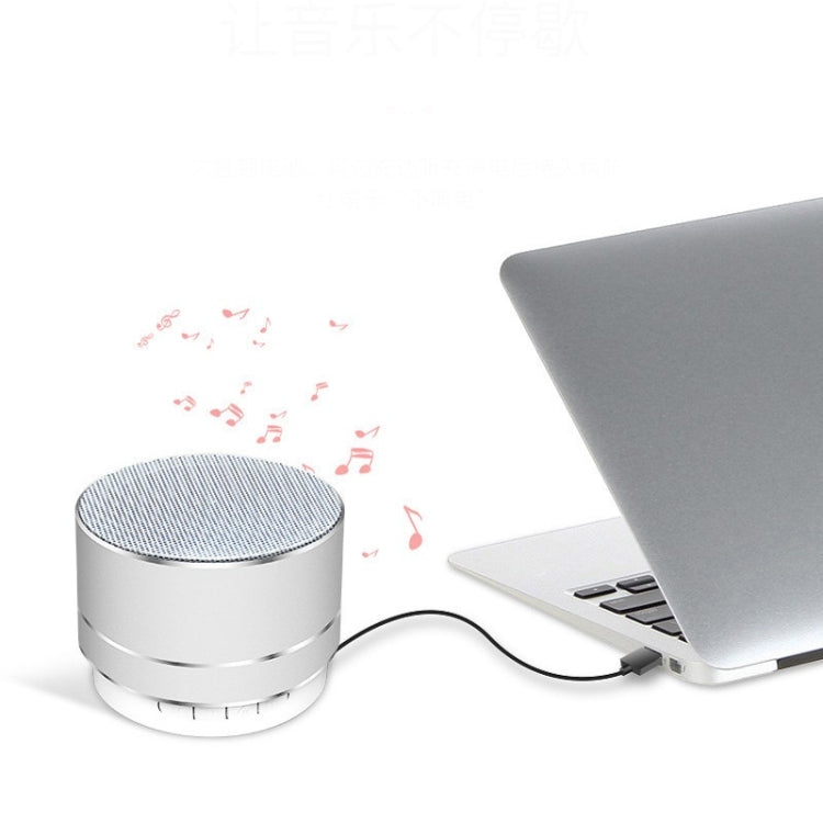 A10 Mini Metal Wireless Bluetooth Speaker(Black)