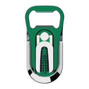 Multifunction Car Air Vent Phone Holder Finger Ring Phone Bracket Bottle Opener(Green)