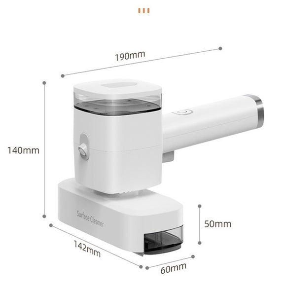 12W Multi-functional Wireless Handheld Cleaner Window Scraping(White)