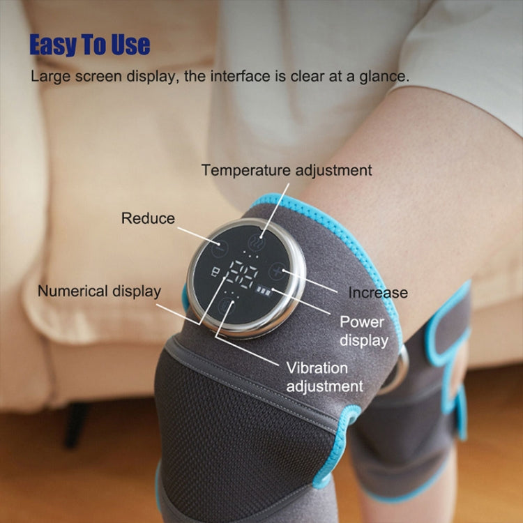 Electric Heating Therapy Knee Warm Knee Pad Brace Massage,Spec: Single With Vibration
