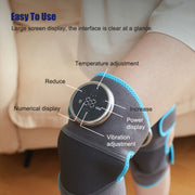 Electric Heating Therapy Knee Warm Knee Pad Brace Massage,Spec: Single With Vibration