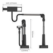 WS-21009 Cantilever Lazy Phone Stand Tablet Desktop Stand(Black)