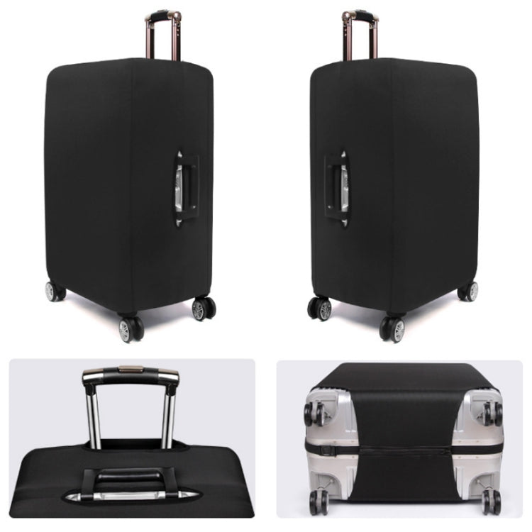 Thickened Wear-resistant Stretch Luggage Dust-proof Protective Cover, Size: L(Black)